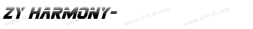 ZY Harmony字体转换